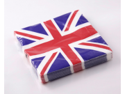NJ Products Union Jack Napkins / Serviettes x 20